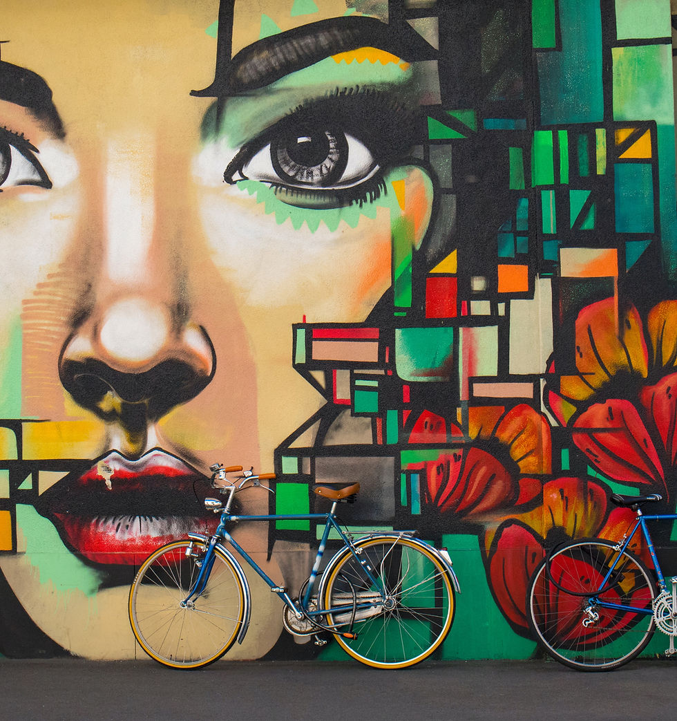 Street art mural